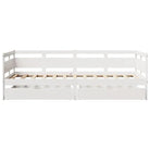 2-in-1 Slaapbank met lades in massief grenenhout met rustieke charme - Bedden & bedframes