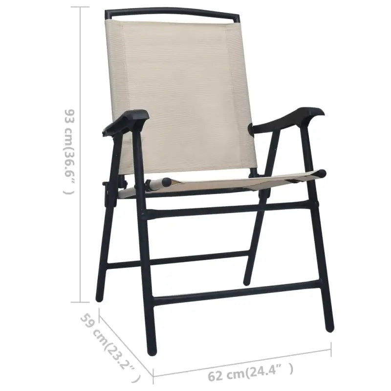 3-delige tuinstoelset met textileen stoffen voor tuin of balkon - Tuinsets