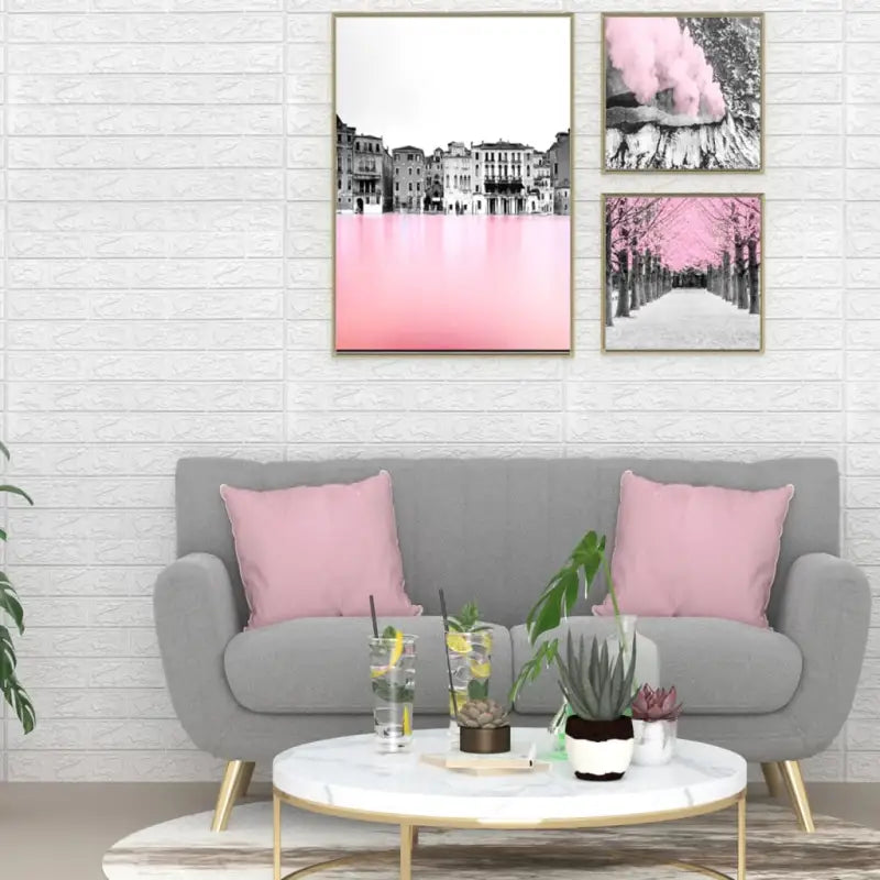 3D bakstenen muurbehang voor een stijlvolle en opvallende inrichting - Wit / 20 - Behang