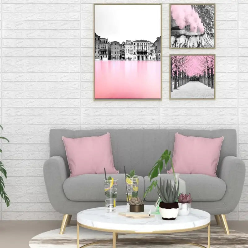 3D bakstenen muurbehang voor een stijlvolle en opvallende inrichting - Wit / 40 - Behang