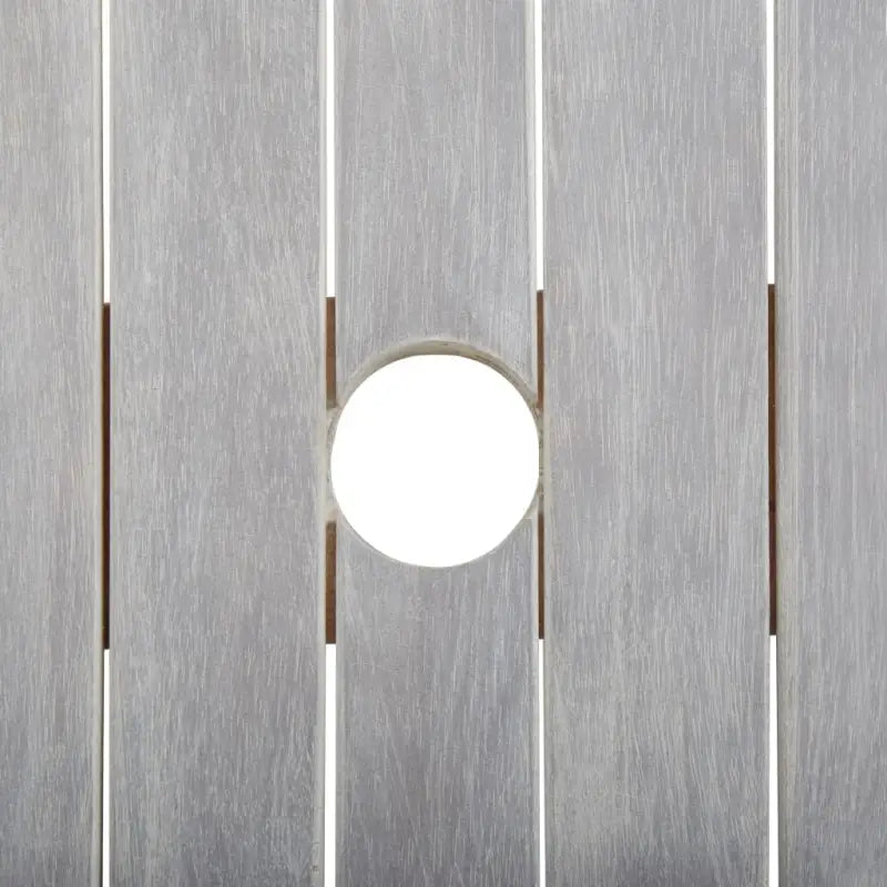 5-delige tuinmeubelset met massief acaciahout inclusief levering bevat - Grijs - Tuinsets