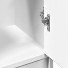 Badkamermeubelset met bewerkt hout voor opbergruimte en modern design - Badkamermeubelsets