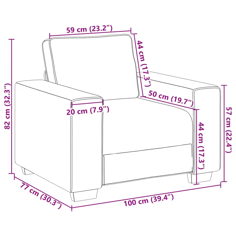 Banken met houten armleuningen voor stijlvolle en comfortabele woonruimte - Banken