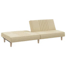 Banken slaapbank met comfortabele zit en totale afmetingen - Crème - Banken