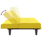 Banken slaapbank met moderne uitstraling en volledige afmetingen - Banken