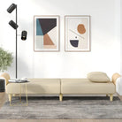 Banken slaapbank met totale afmetingen en strak ademend stof - Banken