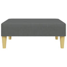 Banken slaapbank met voetenbank en donkergrijs multiplex materiaal - Banken