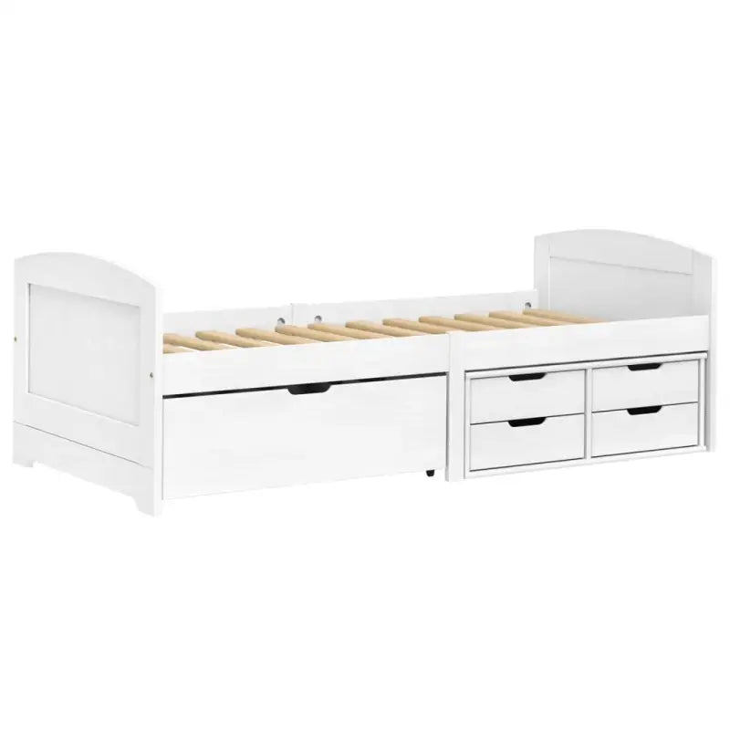 Bed met massief grenenhout en kleine lade voor slaap- en woonkamer - Bedden & bedframes