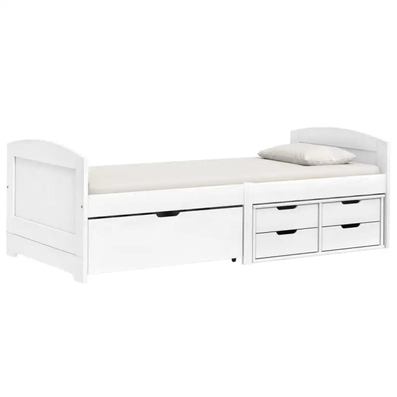 Bed met massief grenenhout en kleine lade voor slaap- en woonkamer - Bedden & bedframes