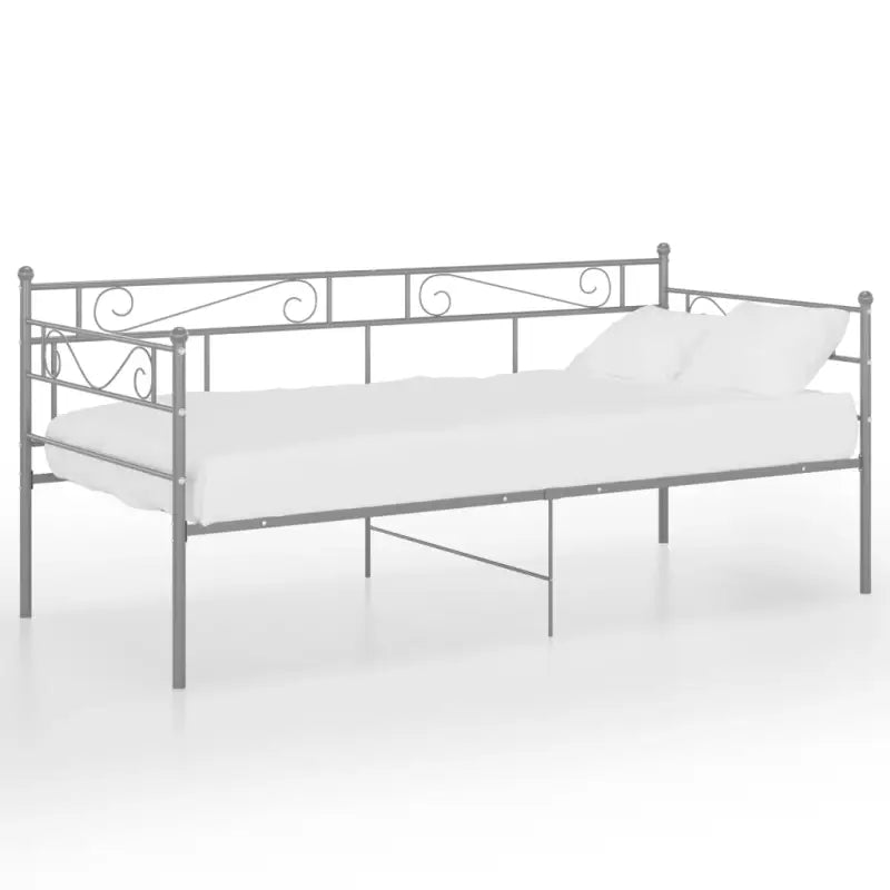 Bedbank voor comfortabel slapen en zitten overdag - Grijs - Bedden & bedframes