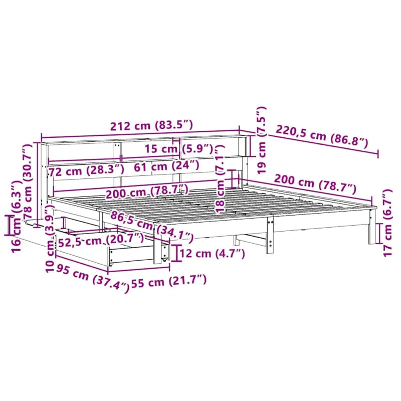 Bedden en bedframes met massief grenenhout voor optimale comfort - Bedden & bedframes