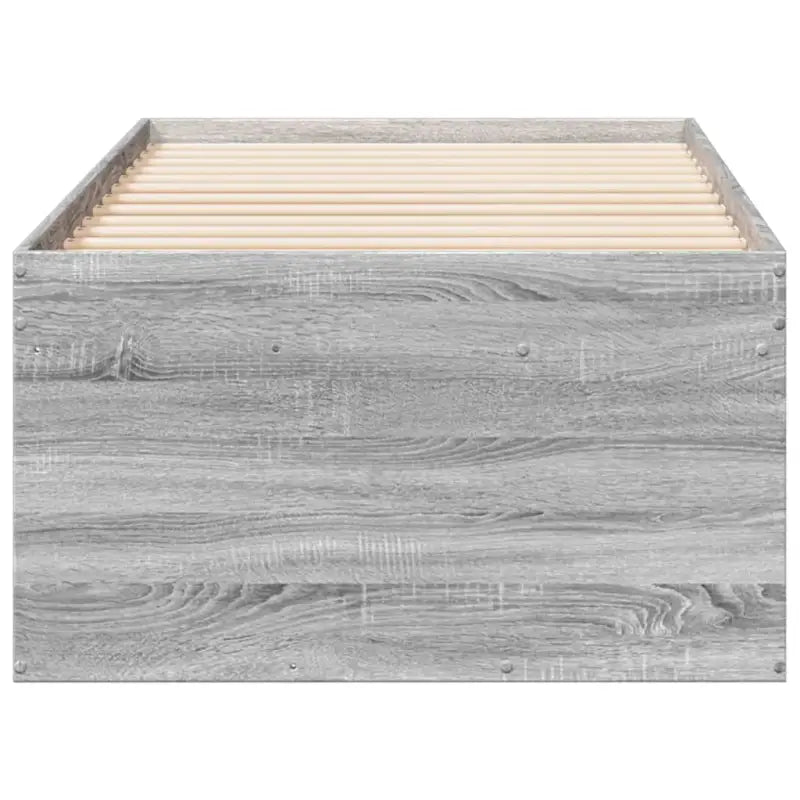 Bedden en bedframes veelzijdige slaapbank in grijs Sonoma eiken bewerkt hout - Bedden & bedframes