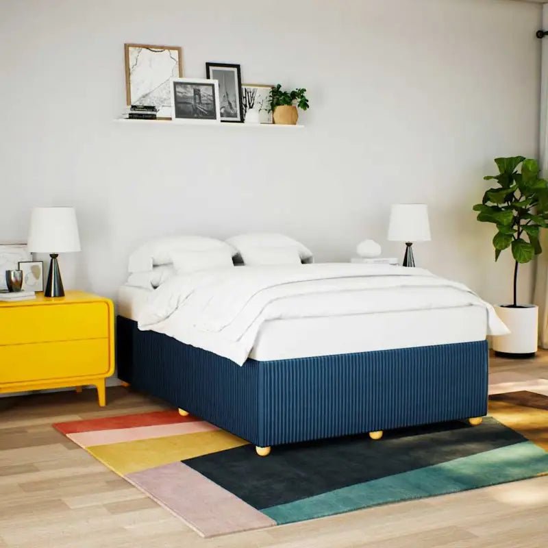 Bedframe met ademend vermogen voor een comfortabele nachtrust - Blauw / 140 x 190 cm - Bedden & bedframes