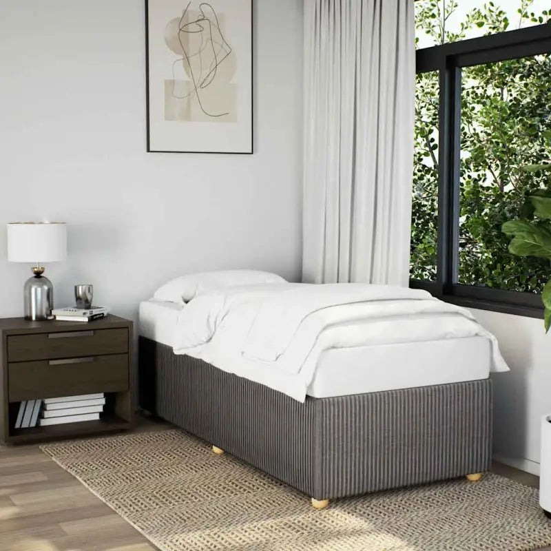 Bedframe met ademend vermogen voor een comfortabele nachtrust - Taupe / 90 x 200 cm - Bedden & bedframes