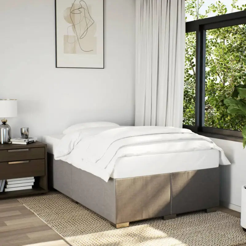 Bedframe met ademend vermogen voor een comfortabele nachtrust - Taupe / 120 x 190 cm - Bedden & bedframes
