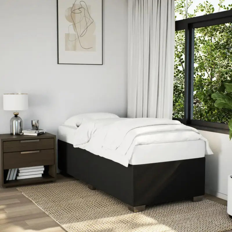 Bedframe met ademend vermogen voor een comfortabele nachtrust - Zwart / 90 x 190 cm - Bedden & bedframes
