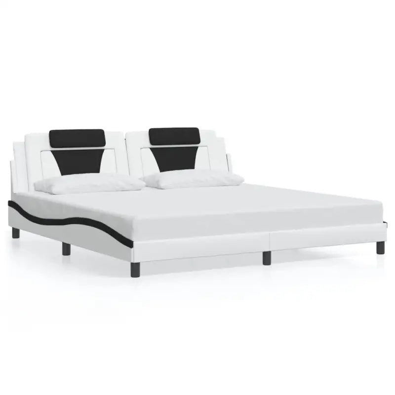 Bedframe met LED-verlichting en multiplex lattenbodem voor comfort - Bedden & bedframes
