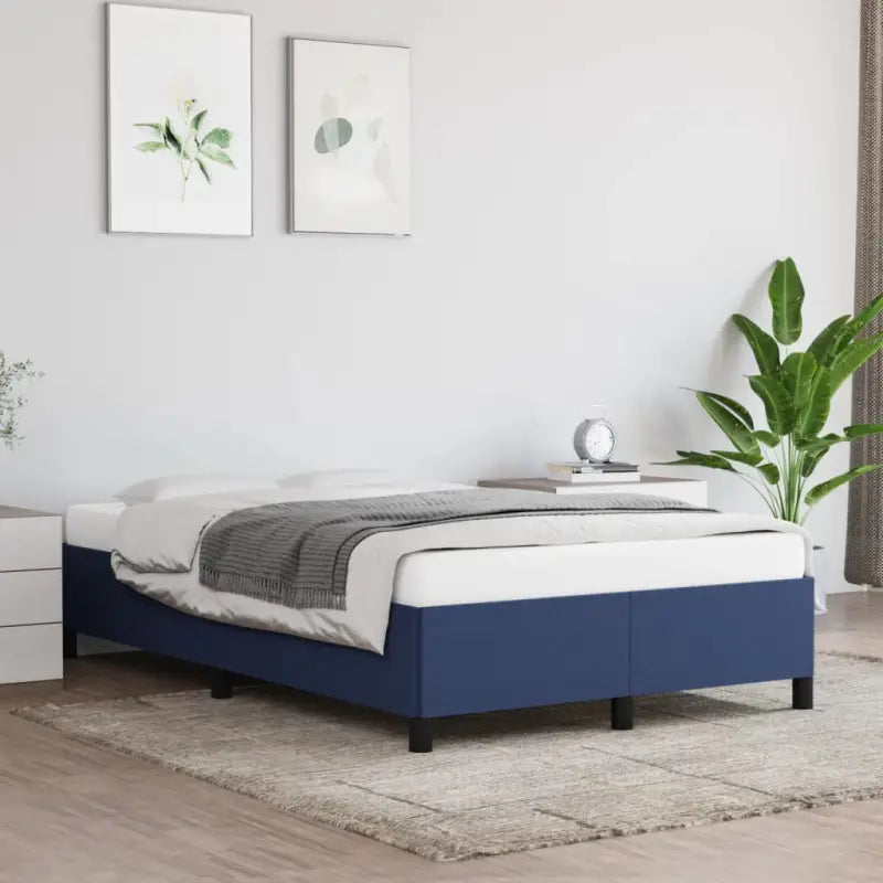 Bedframe met multiplex lattenbodem voor een stevige ademende slaapplaats - Blauw / 120 x 200 cm / 35 cm - Bedden &