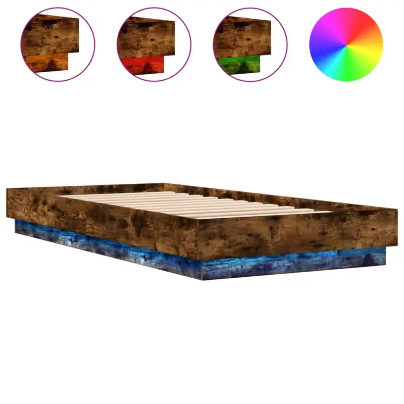 Bedframe met rgb led-verlichting voor een sfeervolle slaapkamer - Bedden & bedframes