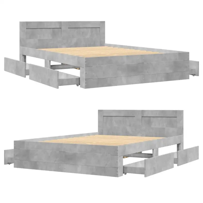 Bedframe van bewerkt hout voor een comfortabele slaapkamer - Bedden & bedframes