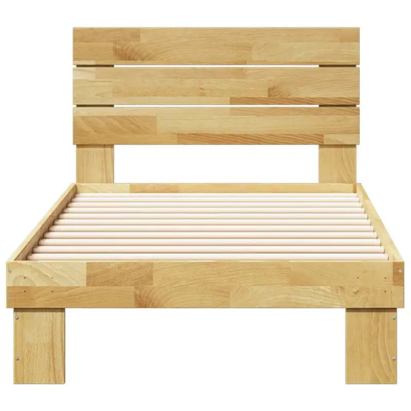 Bedframe van massief eikenhout met extra opbergruimte voor een goede nachtrust - Bedden & bedframes