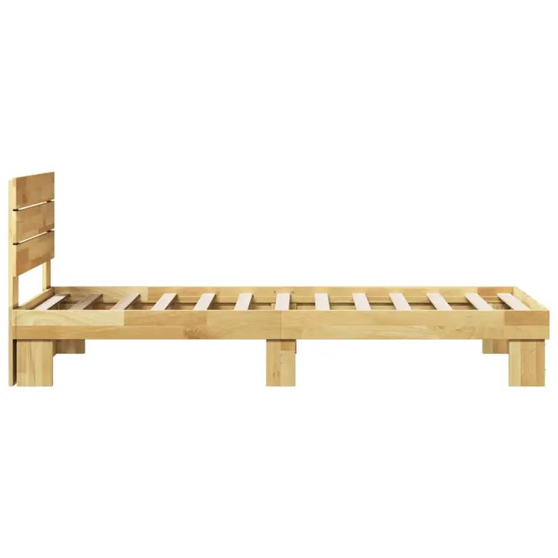 Bedframe van massief eikenhout met extra opbergruimte voor een goede nachtrust - Bedden & bedframes