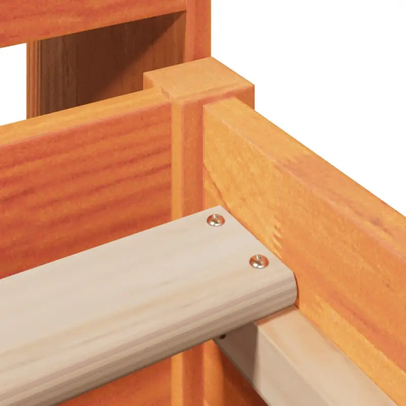 Bedframe van massief grenenhout met extra opbergruimte - Bedden & bedframes