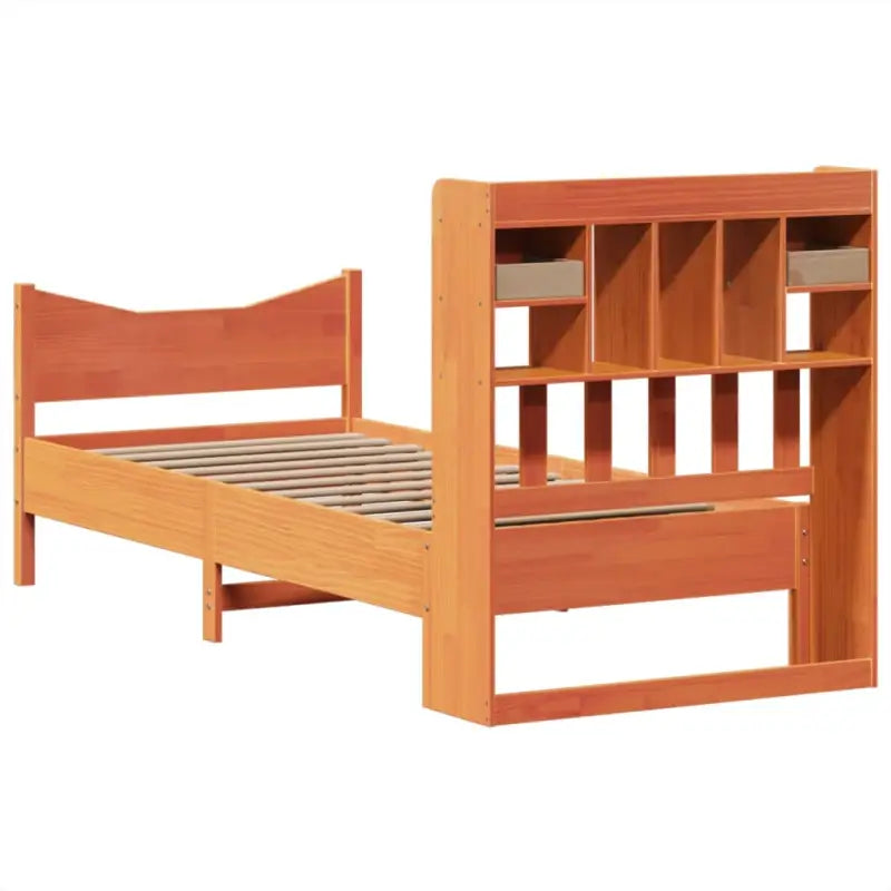 Bedframe van massief grenenhout met extra opbergruimte - Bedden & bedframes