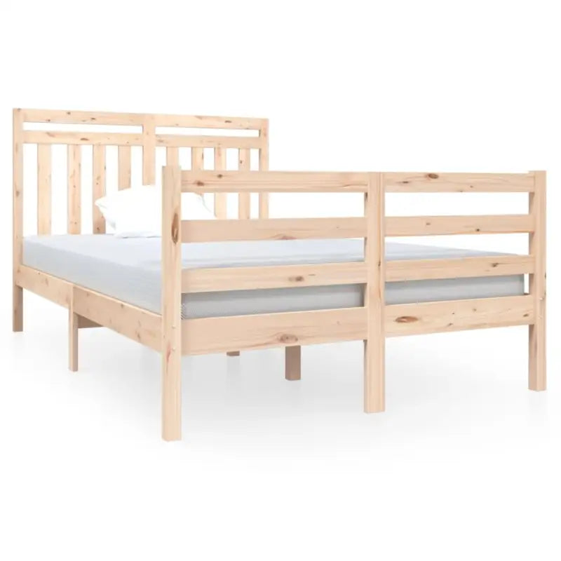 Bedframe van massief grenenhout met tijdloos ontwerp voor slaapkamer - Bedden & bedframes