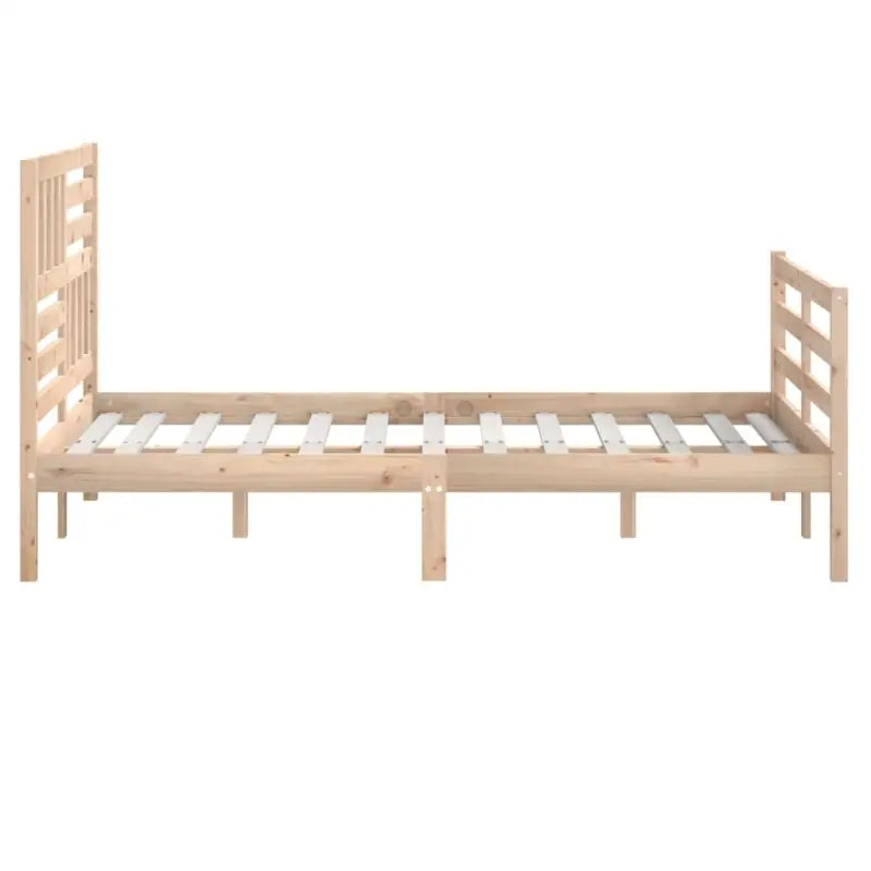 Bedframe van massief grenenhout met tijdloos ontwerp voor slaapkamer - Bedden & bedframes