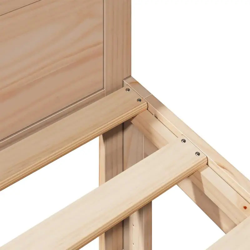 Bedframe van massief grenenhout met voorgeboorde gaten for een stabiele slaapplek - Bedden & bedframes