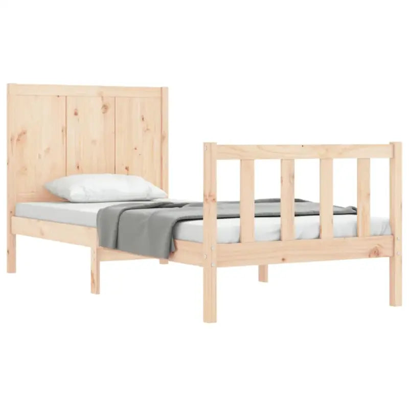 Bedframe van massief grenenhout voor een comfortabele slaapkamer - Bedden & bedframes