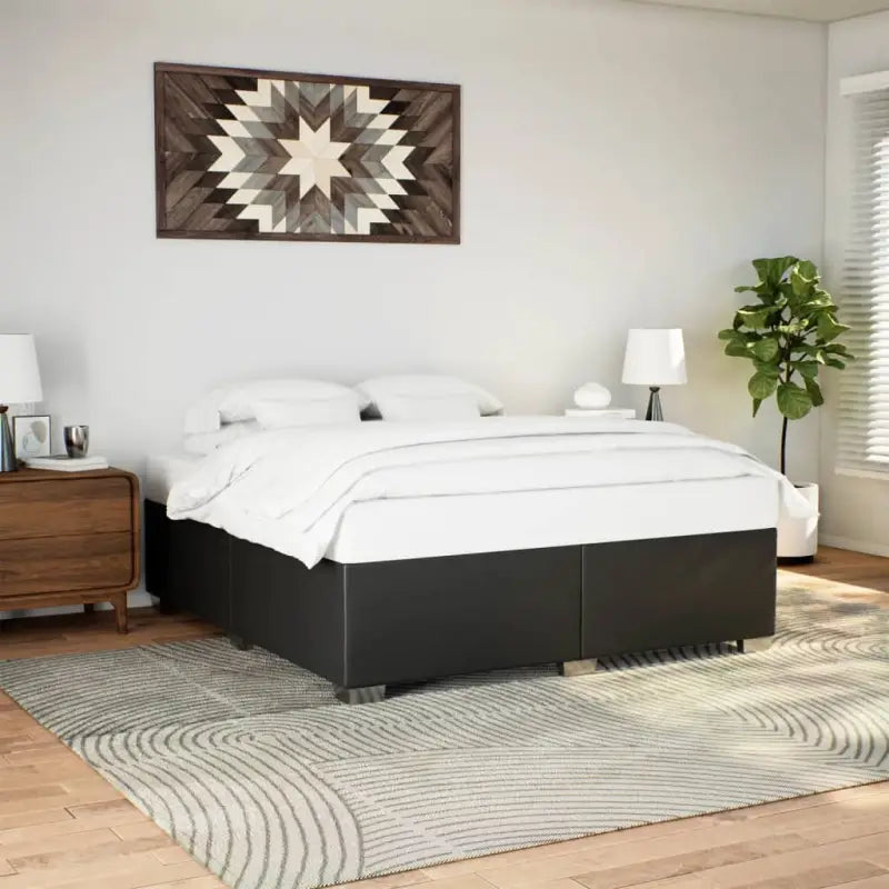 Bedframe van massief Grenenhout voor een duurzame en stijlvolle slaapkamer - Zwart / 200 x 200 cm - Bedden & bedframes