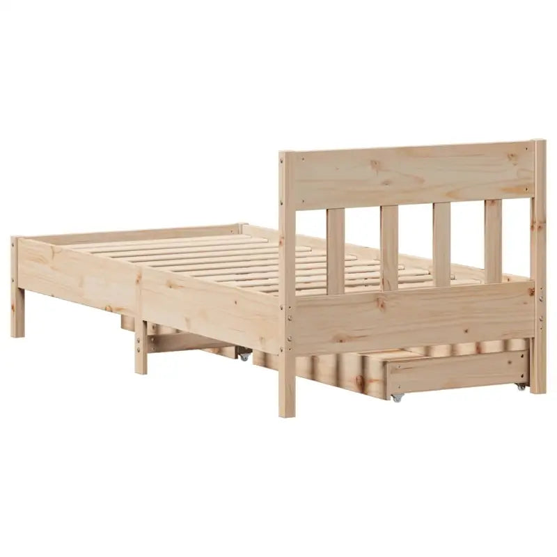 Bedframe van massief grenenhout voor een stabiele en duurzame slaapkamer - Bedden & bedframes