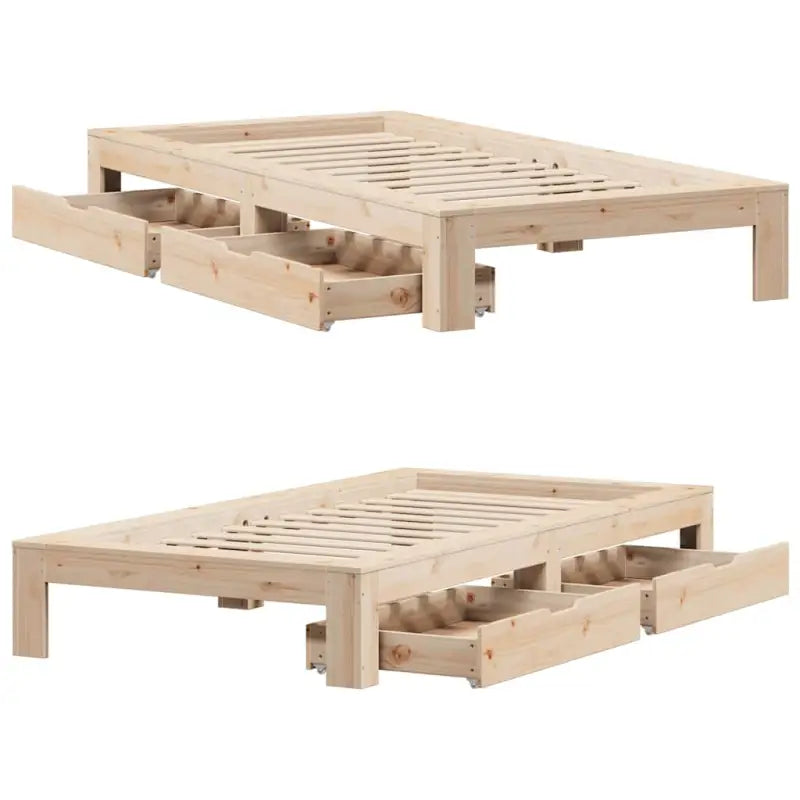 Bedframe van massief grenenhout voor een stabiele nachtrust - Bedden & bedframes