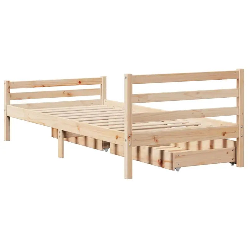 Bedframe van massief grenenhout voor een stabiele slaapplek - Bedden & bedframes