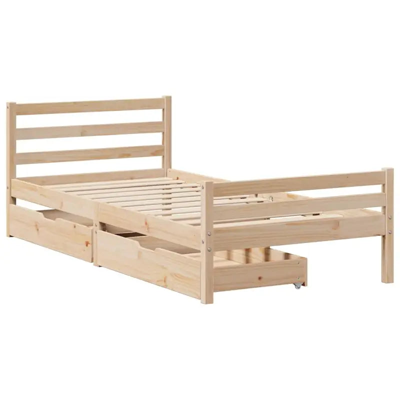 Bedframe van massief grenenhout voor een stabiele slaapplek - Bedden & bedframes