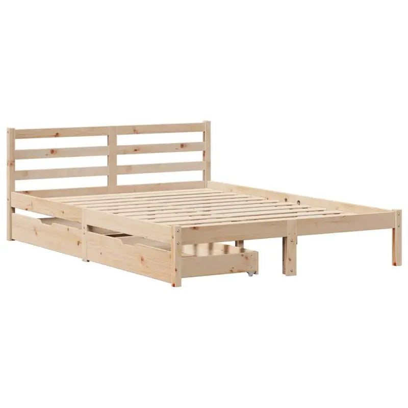 Bedframe van massief grenenhout voor een stevige en duurzame slaapkamer - Bedden & bedframes
