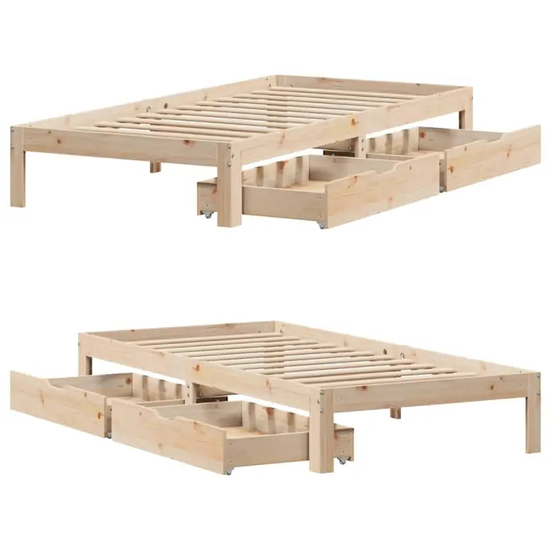 Bedframe van massief grenenhout voor een stevige en duurzame slaapkamer - Bedden & bedframes
