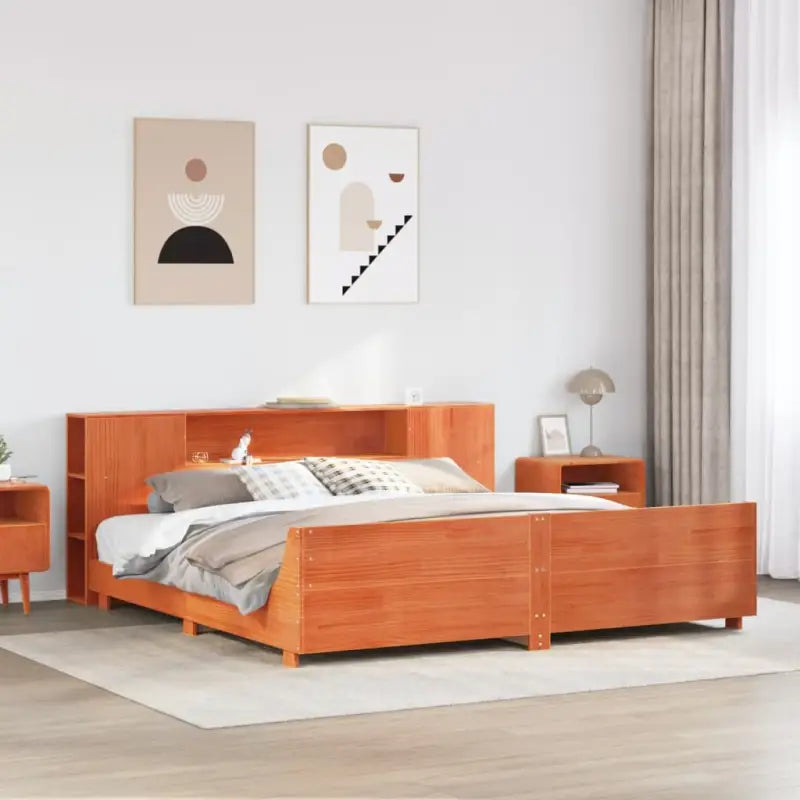 Bedframe van massief grenenhout voor een stevige en duurzame slaapervaring - Bedden & bedframes
