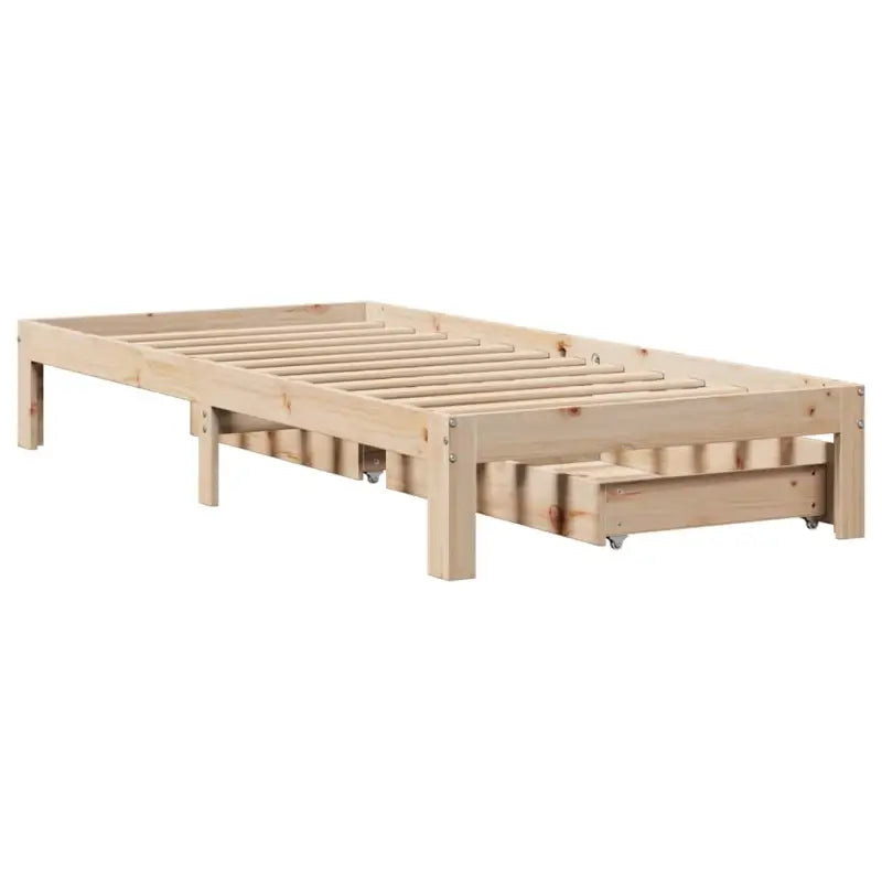 Bedframe van massief grenenhout voor een stevige en duurzame slaapkamer - Bedden & bedframes
