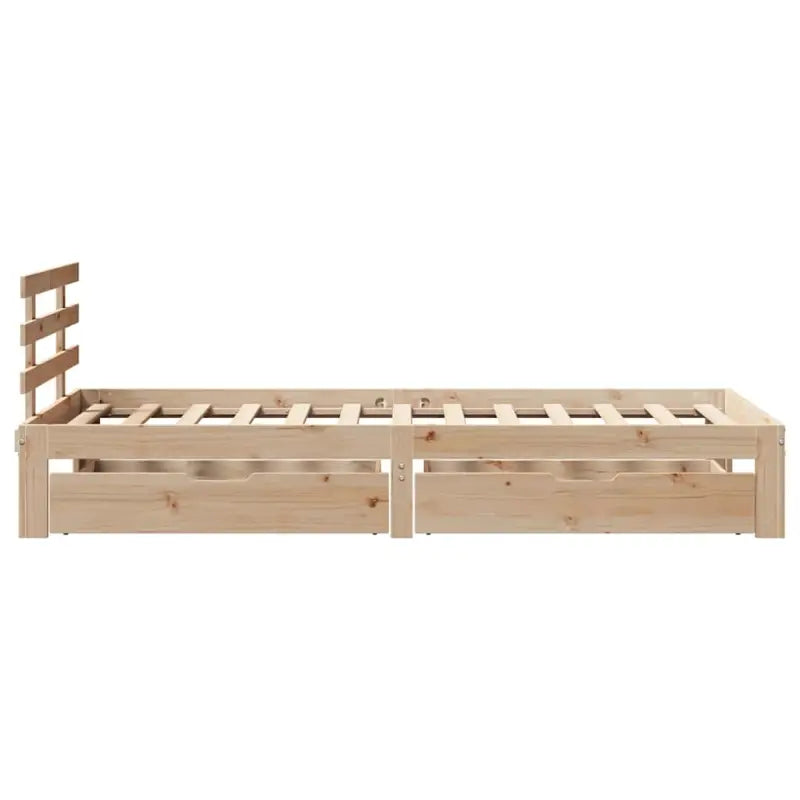 Bedframe van massief grenenhout voor stevige en duurzame slaapplaats - Bedden & bedframes