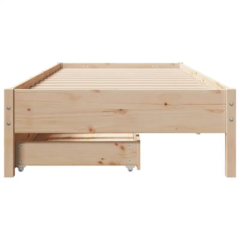 Bedframe van massief grenenhout voor stevige en duurzame slaaprust - Bedden & bedframes
