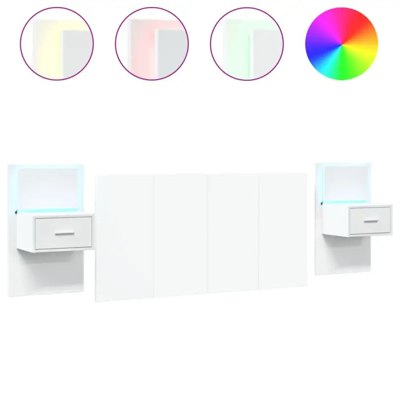 Bewerk hout hoofdbord met kast voor een klassieke slaapkamer look - Hoofdborden en voetborden