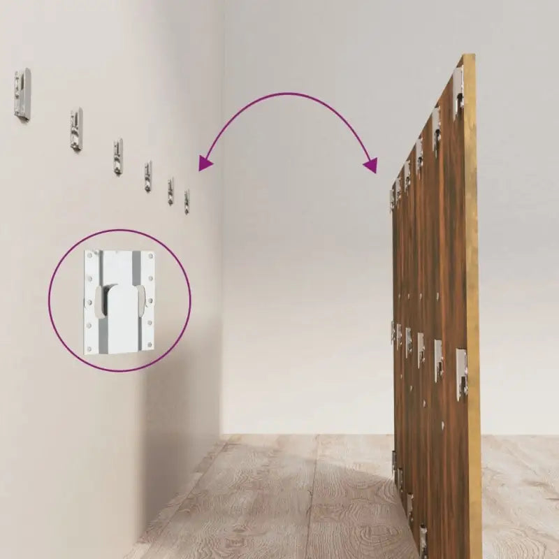 Bewerk hout hoofdborden en voetborden met kastjes voor een klassieke uitstraling - Gerookt eiken / 1 / 1 lade