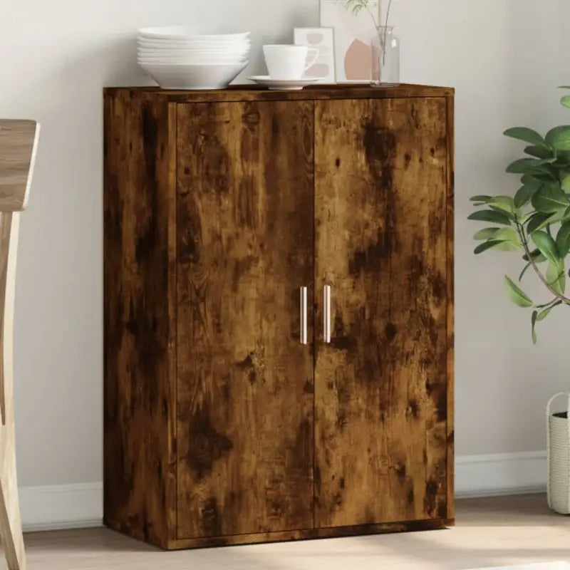 Bewerk hout televisiekast met trendy en duurzame design - Gerookt eiken / 1 - Dressoirs & buffetkasten