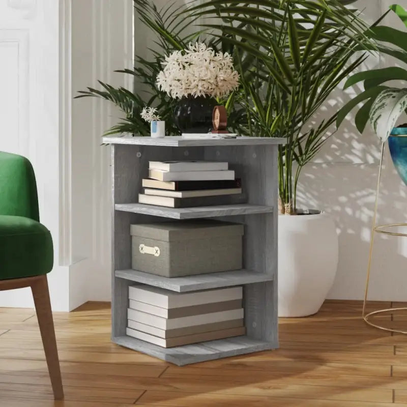 Bewerk hout zijkast voor woonkamer praktische opbergruimte - Grijs sonoma / 1 - Dressoirs & buffetkasten