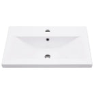 Bewerkt hout badkamermeubelset met ideale afmetingen voor jouw badkamer - Badkamermeubelsets