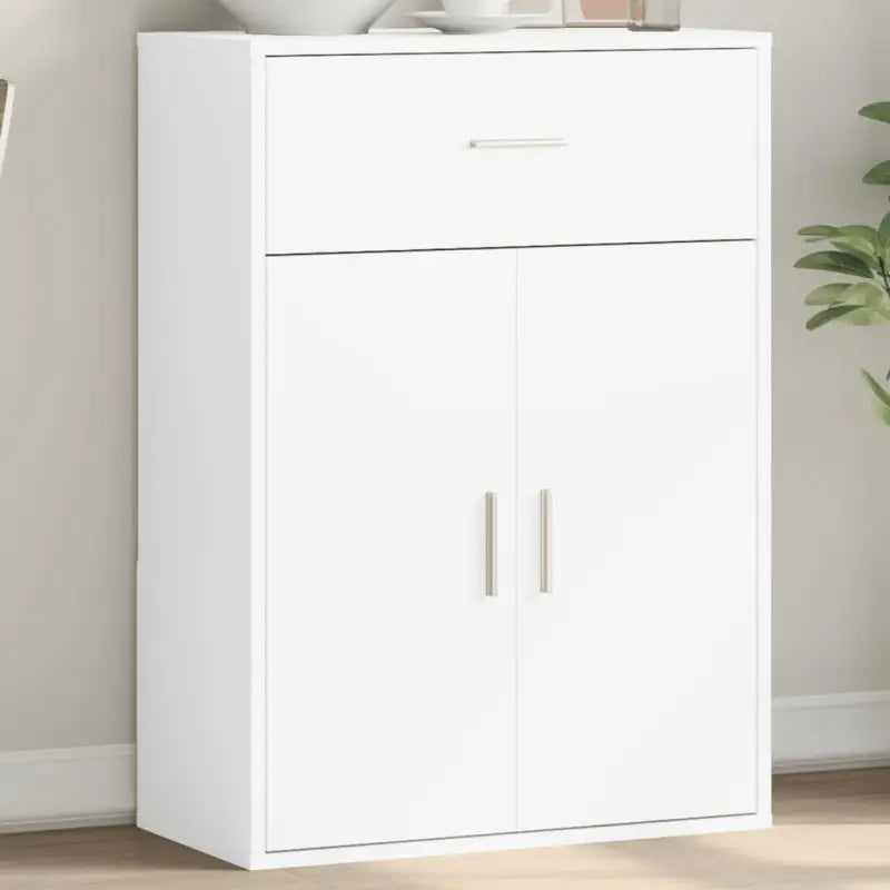 Bewerkte hout Dressoir met trendy en praktische design voor je woonkamer - bruin eikenkleur / 1 - Dressoirs &