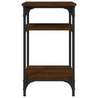 Bijzettafel met bewerkt hout en aanpasbare poten voor industriële stijl - Bijzettafels